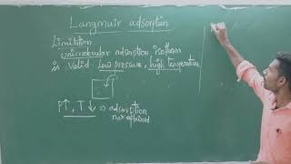 Langmuir adsorption isotherm and its limitations  Isotere amp Isobar  tamil  SANTHOSHCHEMISTRY [upl. by Casaleggio]