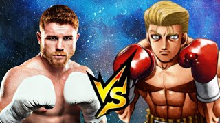 Saul Canelo Alvarez vs David Eagle Hajime no Ippo 2 Victorious Road PS2 Texture Mod [upl. by Digirb]