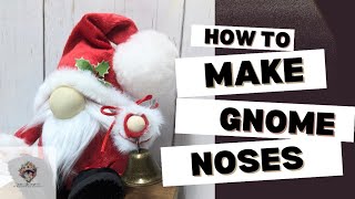 How to make a gnome nose gnomes diygnomes [upl. by Ott]