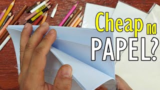 CHEAP PAPER for FCCCP Brutfuner amp Prismacolor How to Choose Colored Pencil Papers for Beginners [upl. by Rebeka]