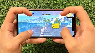 iPhone XR HANDCAM ❤️  4 Fingers  GYROSCOPE  PUBG Mobile 🔥 [upl. by Eioj624]