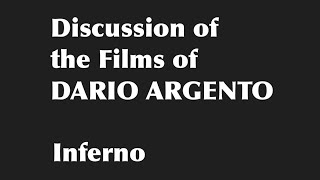 The Films of Dario Argento 6 Inferno [upl. by Naynek151]