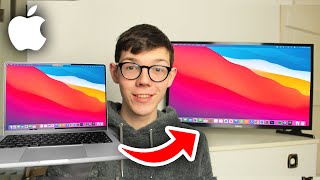 How To Screen Mirror Macbook To TV Wirelessly amp Wired Connect  Full Guide [upl. by Esiom149]