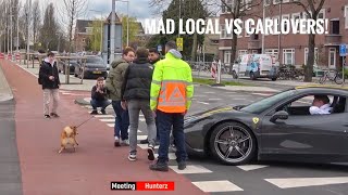 Supercars Arriving IAMS 2024 MAD LOCALS 13  918 Spyder 599 GTO F12 TDF Ford GT SVJ And More [upl. by Suivatco]