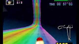 F zero X Custom Tracks  Wii Rainbow Road [upl. by Adallard]