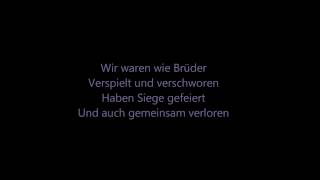 Unheilig feat Andreas Bourani  Wie wir waren official lyric video [upl. by Ardnasil522]