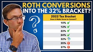 Should You Roth Convert into the 32 Bracket for a More Tax Efficient Retirement [upl. by Seem]