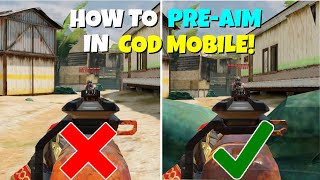 How To PreAim In COD Mobile Call of Duty Mobile Tips And Tricks [upl. by Cara519]