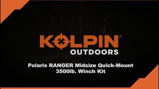 Kolpin QuickMount Winch Installation  Polaris Ranger [upl. by Keeton275]