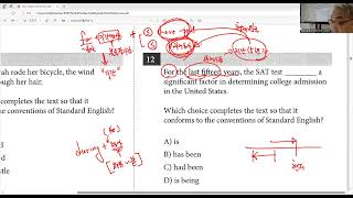 SAT GRAMMAR  VERB TENSE  12번 [upl. by Alethia]