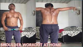 Shoulder Workout at HomeShoulder कैसे बनाए घर पे [upl. by Server]