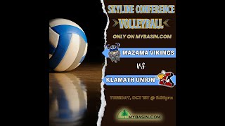 VOLLEYBALL SPECIAL COVERAGE Mazama Vikings vs Klamath Union Pelicans  October 1st 2024 [upl. by Peedus]