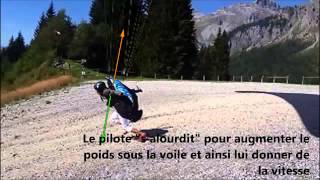 Apprendre le parapente  Lappui ventral [upl. by Linad]