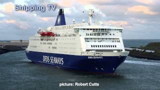 King Seaways returns to port after cabin fire [upl. by Ahsilrac]