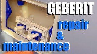 Geberit toilet repair and maintenance  How to [upl. by Rayshell]