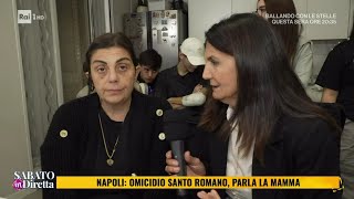 Omicidio Santo Romano il dolore della mamma  Sabato in diretta 09112024 [upl. by Frerichs]