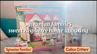 Unboxing Sylvanian families sweet raspberry home❤️ Sylvanian familiescalico critters [upl. by Normi]