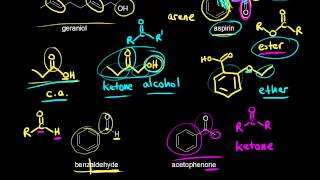 Identifying functional groups  Organic chemistry  Khan Academy [upl. by Nosa]