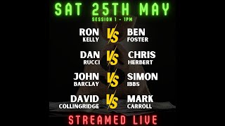 Ron Kelly vs Ben Foster  Alex Kingsbury vs Andy Barnett  Cash Match Saturdays  2024 [upl. by Neelhtak594]