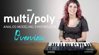 KORG multipoly Synthesizer Overview [upl. by Llebiram658]