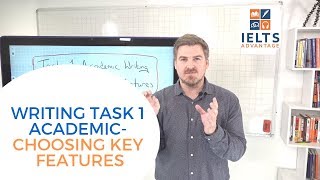 IELTS Writing Task 1 Academic Choosing Key Features [upl. by Airemat]