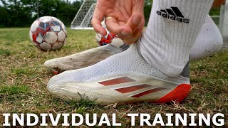 Full Individual Training Session For Footballers  Improve Your Technical Ability [upl. by Hseham581]