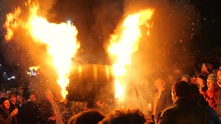 Flaming Tar Barrels of Ottery St Mary 2023 [upl. by Pitts]