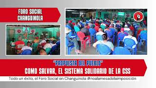 El Foro Social realizado en Changuinola Fue todo un éxitochanguinola panama css noticia tv [upl. by Campy587]