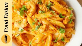 Tandoori Chicken Pasta Recipe By Food Fusion [upl. by Gowrie]