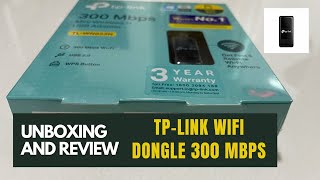 TPLINK WiFi Dongle 300 Mbps Mini Wireless Network USB WiFi Adapter for PC Desktop Laptop [upl. by Flor]