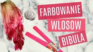 JAK ZAFARBOWAĆ WŁOSY BIBUŁĄ  FARBOWANIE ZA 1zł [upl. by Walczak]