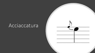 Acciaccatura Example  Musical Concepts Download in Description [upl. by Jordison390]