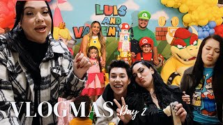 LUIS amp VALENTINA’S BIRTHDAY PARTY  Vlogmas Day 2 [upl. by Nothgiel]