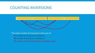 Algorithms Module 5 Divide and Conquer Part 2 Counting Inversions [upl. by Akienom]