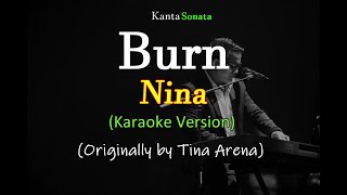 Burn  Nina Karaoke Version [upl. by Zane]