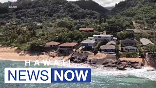 DLNR fines 2 homeowners on Oahu 1M each for shoreline violations [upl. by Atinauj]