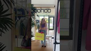 boohoo showroom vlog 🛍️💜✨ boohoohaul boohoo shopping [upl. by Hsiwhem]