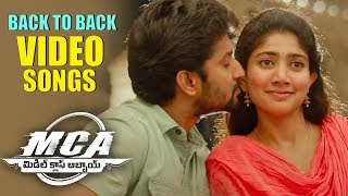 MCA Full Video Songs Back To Back  Nani Sai Pallavi  Devi Sri Prasad [upl. by Averat336]