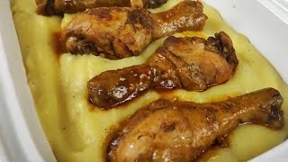 Frango Cozido com Polenta  Receita caseira [upl. by Nnaacissej79]