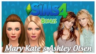 ♦ The Sims 4 Create a Sim  Mary Kate amp Ashley Olsen  ♦ BlueeGames ♦ [upl. by Ayotaj]