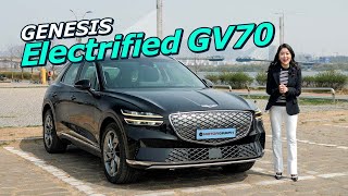 New 2023 Genesis Electrified GV70 Review “The Overflowing Powerquot [upl. by Gonta]