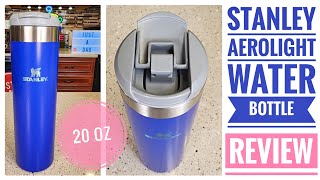 Stanley AeroLight Transit Bottle Tumbler Lapis Glimmer Review [upl. by Annahpos]