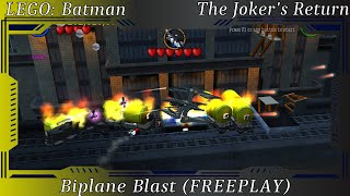 LEGO Batman  The Jokers Return Biplane Blast FREEPLAY [upl. by Sacul963]