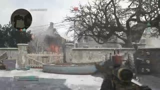 Cod ww2 Across the map throwing knife Carentan [upl. by Gwennie812]