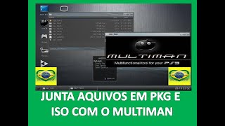 PS3 Junta Parte de Jogos em PKG e ISO com o Multiman [upl. by Annas]