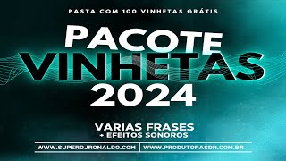 PACOTE DE VINHETAS 2024  INTRODUÇÕES CURTAS amp EFEITOS SONOROS [upl. by Florine190]