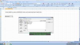 Lien hypertexte Excel vers un fichier [upl. by Tirreg]