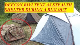 Defcon bivi tent as the most balanced shelter in your bug out bag as prepper [upl. by Annahsor]