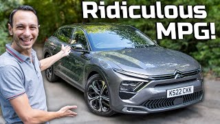 Citroen C5 X review 2024 Hybrid Perfection  TotallyEV [upl. by Mya]