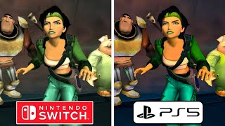 Beyond Good and Evil 20th Anniversary Edition PS5 vs Nintendo Switch Graphics Comparison [upl. by Eckmann]